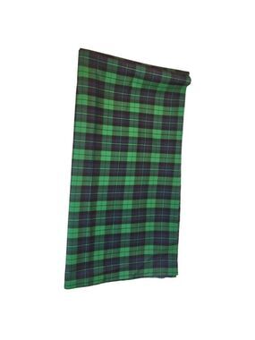 Black Watch Tartan Taffeta Fabric 2.5 Yards | Green Blue Plaid Fabric | Scottish